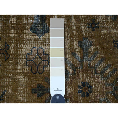 Kazak Wool Hand Knotted Rug Brown 8.0x9.1 -O020736