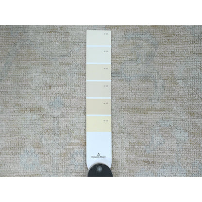 Oushak And Peshawar Wool Hand Knotted Rug Brown 3.11x5.9 -O020768