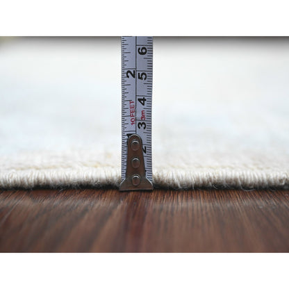 Oushak And Peshawar Wool Hand Knotted Rug Brown 3.11x5.9 -O020768