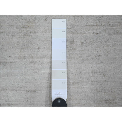 Modern and Contemporary Wool Hand Knotted Rug Ivory 2.0x3.0 -O020825