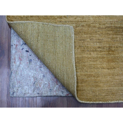 Modern and Contemporary Wool Hand Knotted Rug Brown 7.10x9.5 -O020829