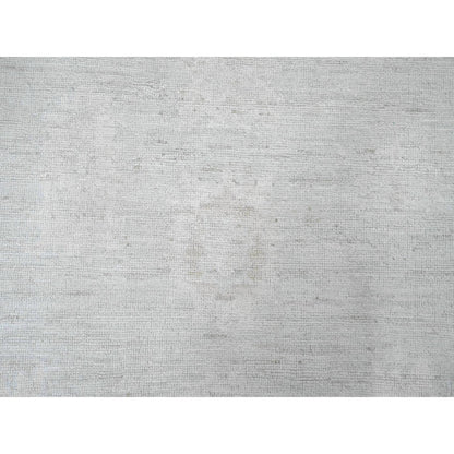 Oushak And Peshawar Wool Hand Knotted Rug Grey 10.0x13.8 -O020843