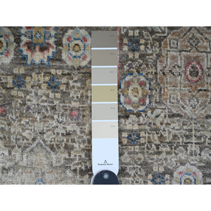 Mamluk Wool Hand Knotted Rug Brown 3.9x6.7 -O020929