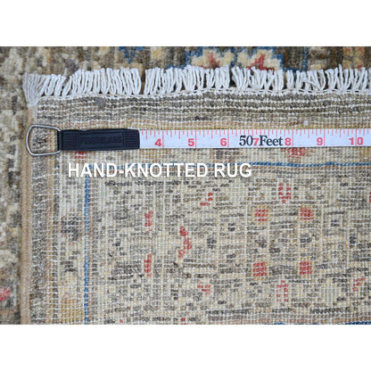 Mamluk Wool Hand Knotted Rug Brown 3.9x6.7 -O020929