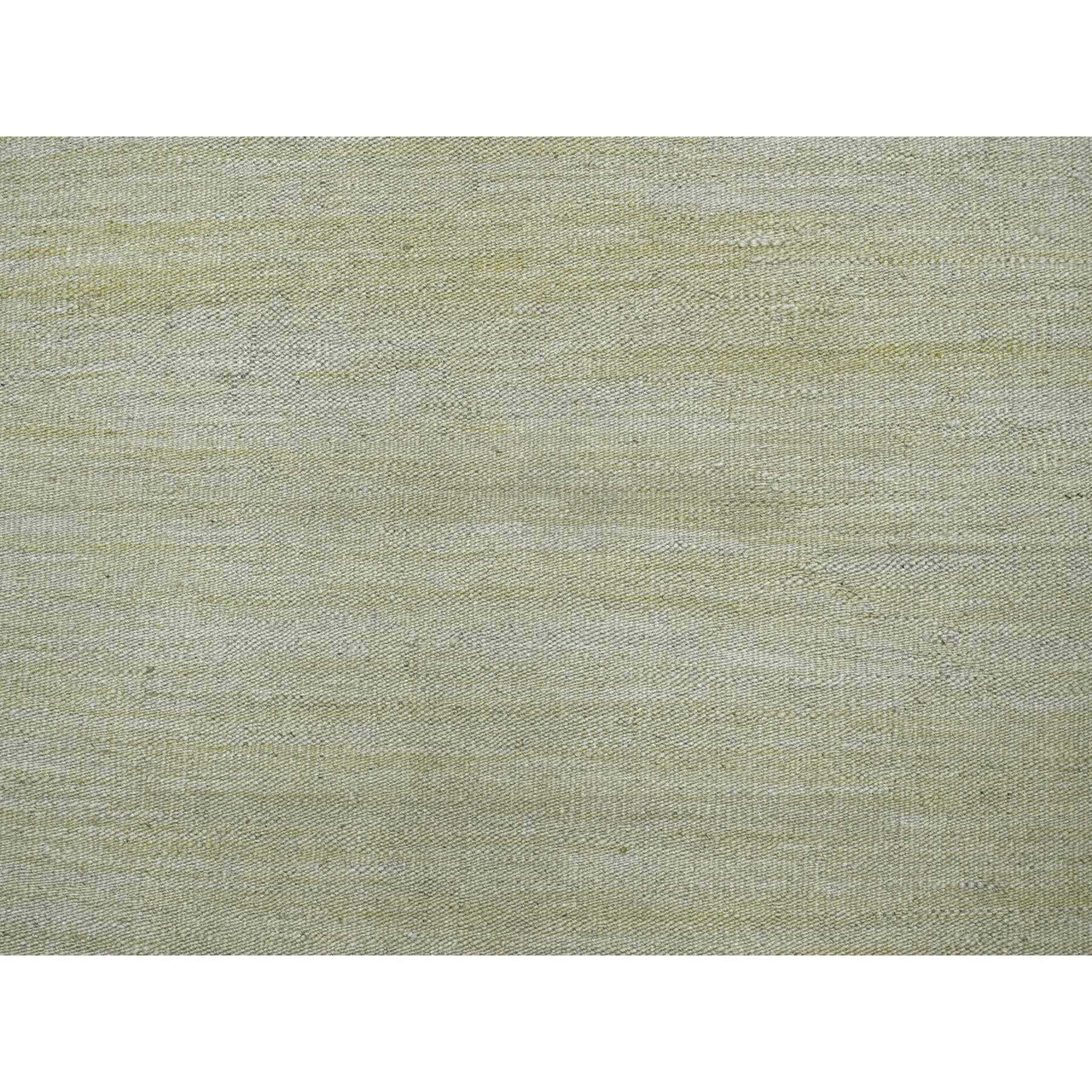 Flat Weave Wool Hand Woven Rug Beige 8.9x12.4 -O020947