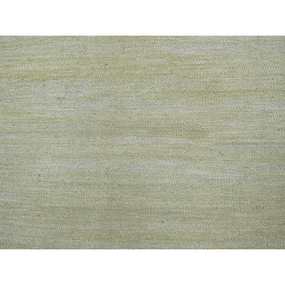 Flat Weave Wool Hand Woven Rug Beige 8.9x12.4 -O020947