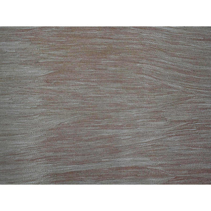 Flat Weave Wool Hand Woven Rug Brown 9.1x12.2 -O020952