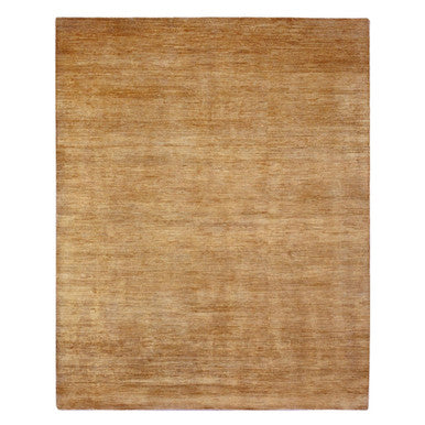 Modern and Contemporary Wool Hand Knotted Rug Brown 7.11x9.9 -O020956