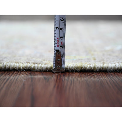 Oushak And Peshawar Wool Hand Knotted Rug Brown 2.0x3.3 -O020962