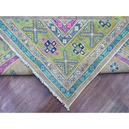Kazak Wool Hand Knotted Rug Grey 9.9x13.2 -O020973