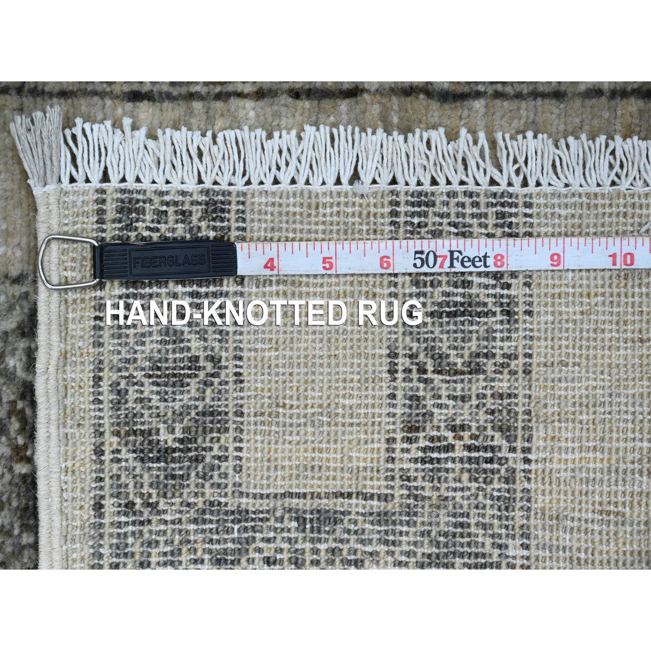 Brown 2'1" x 3'1" Tribal & Geometric Hand knotted Wool Rug - Sku: O020981
