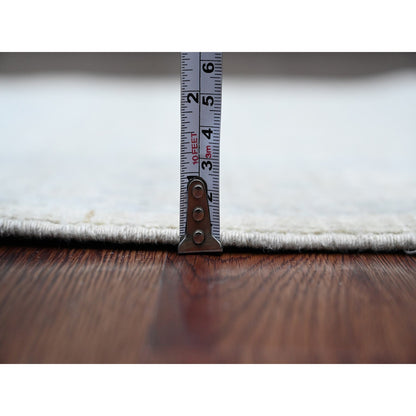 Oushak And Peshawar Wool Hand Knotted Rug Grey 2.7x23.8 -O020983