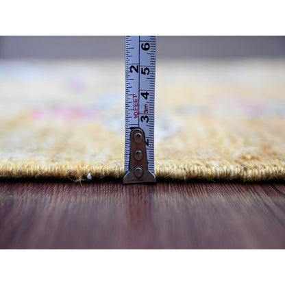 Modern and Contemporary Wool Hand Knotted Rug Brown 1.10x2.9 -O021015
