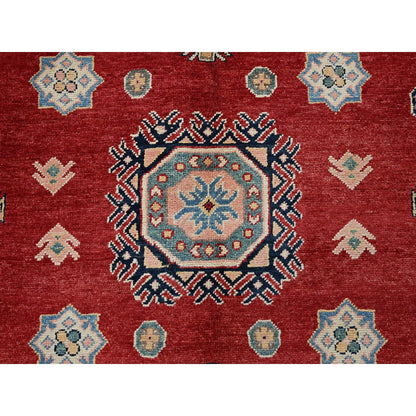 Kazak Wool Hand Knotted Rug Red 7.10x9.9 -O0310