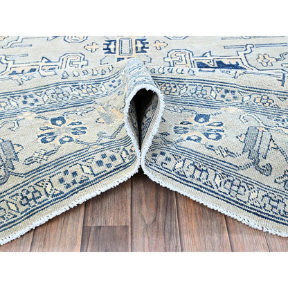 Heriz Wool Hand Knotted Rug Grey 6.0x8.11 -O0324