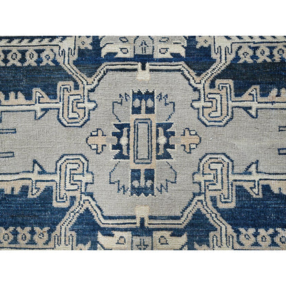 Heriz Wool Hand Knotted Rug Grey 6.0x8.11 -O0324