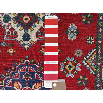 Kazak Wool Hand Knotted Rug Red 3.3x4.9 -O0348