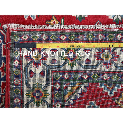 Kazak Wool Hand Knotted Rug Red 3.3x4.9 -O0348