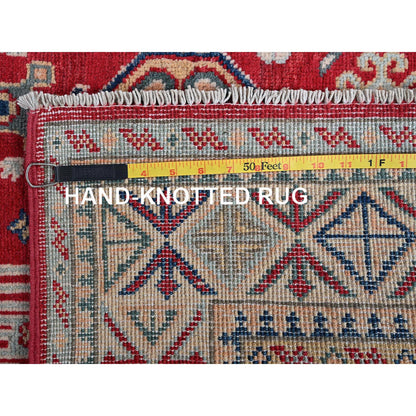 Kazak Wool Hand Knotted Rug Red 3.10x5.10 -O0357