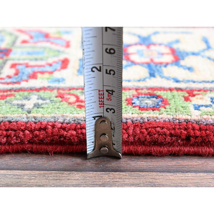 Kazak Wool Hand Knotted Rug Red 3.11x6.0 -O0358