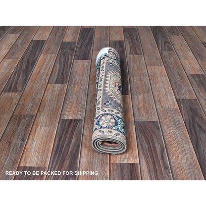 Kazak Wool Hand Knotted Rug Grey 2.0x2.8 -O0368