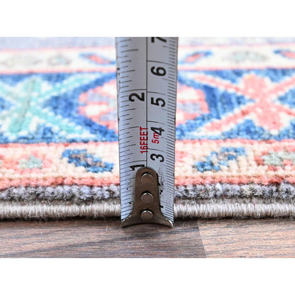 Kazak Wool Hand Knotted Rug Grey 2.0x2.8 -O0368