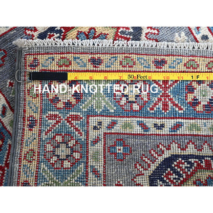 Kazak Wool Hand Knotted Rug Grey 2.1x3.0 -O0370