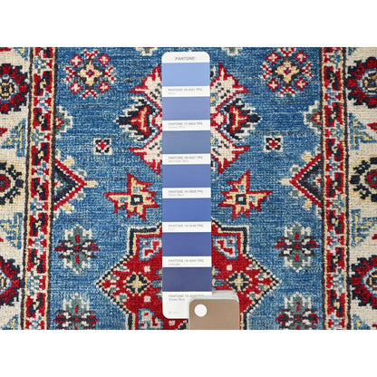 Kazak Wool Hand Knotted Rug Blue 2.0x2.11 -O0373