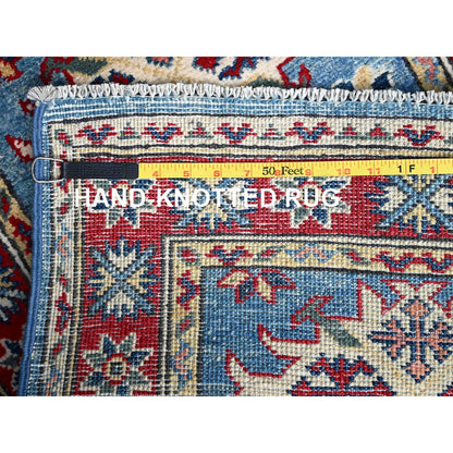 Kazak Wool Hand Knotted Rug Blue 2.1x2.11 -O0379