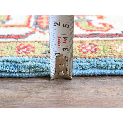 Kazak Wool Hand Knotted Rug Blue 3.11x6.0 -O0418