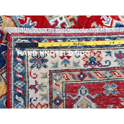 Kazak Wool Hand Knotted Rug Red 2.10x9.7 -O0457
