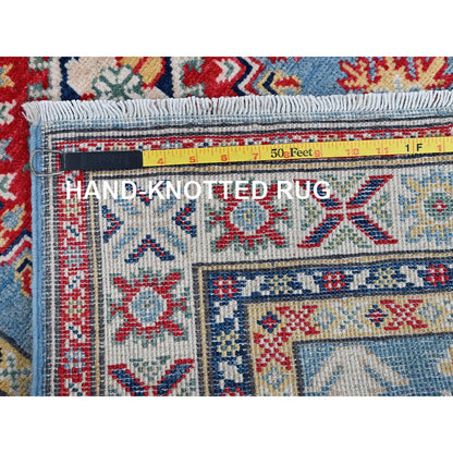 Kazak Wool Hand Knotted Rug Blue 2.7x9.9 -O0458