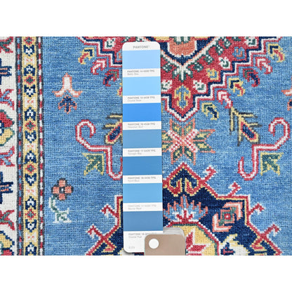 Kazak Wool Hand Knotted Rug Blue 2.10x9.7 -O0460