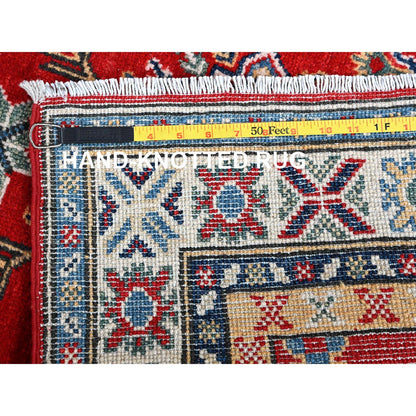 Kazak Wool Hand Knotted Rug Red 2.9x8.0 -O0465