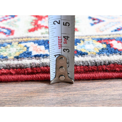 Kazak Wool Hand Knotted Rug Red 2.7x8.1 -O0468