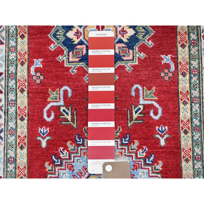 Kazak Wool Hand Knotted Rug Red 2.9x16.5 -O0473