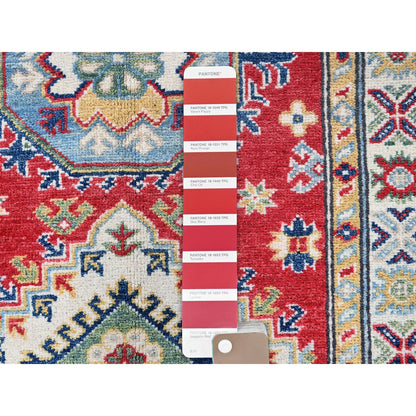 Kazak Wool Hand Knotted Rug Red 2.9x9.6 -O0480