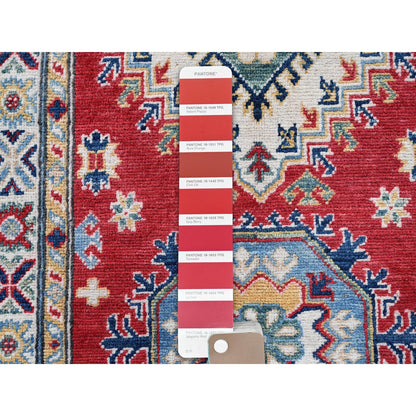 Kazak Wool Hand Knotted Rug Red 2.7x10.0 -O0481