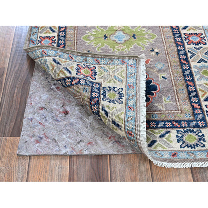 Kazak Wool Hand Knotted Rug Grey 2.1x5.10 -O0489