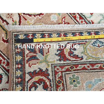 Kazak Wool Hand Knotted Rug Brown 2.2x5.10 -O0495