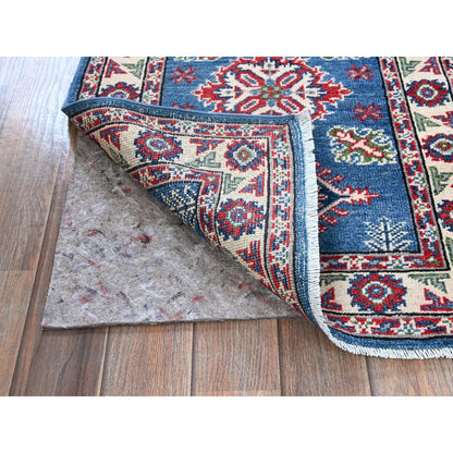 Kazak Wool Hand Knotted Rug Blue 2.1x5.10 -O0501