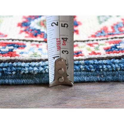 Kazak Wool Hand Knotted Rug Blue 2.1x5.10 -O0501
