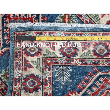 Kazak Wool Hand Knotted Rug Blue 2.1x5.10 -O0501