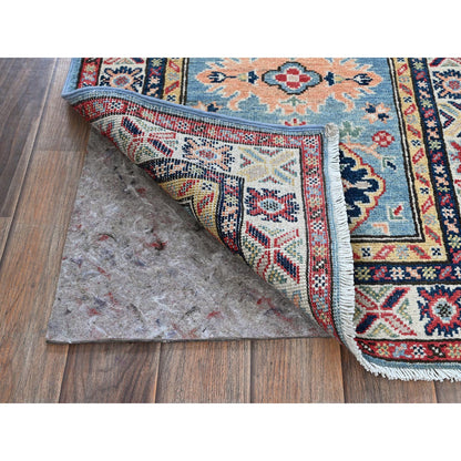 Kazak Wool Hand Knotted Rug Blue 2.1x5.10 -O0505