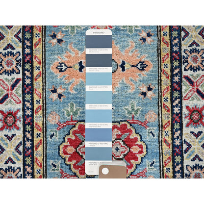 Kazak Wool Hand Knotted Rug Blue 2.1x5.10 -O0505
