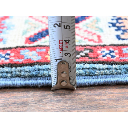 Kazak Wool Hand Knotted Rug Blue 2.1x5.10 -O0505