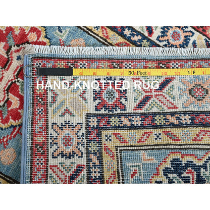 Kazak Wool Hand Knotted Rug Blue 2.1x5.10 -O0505