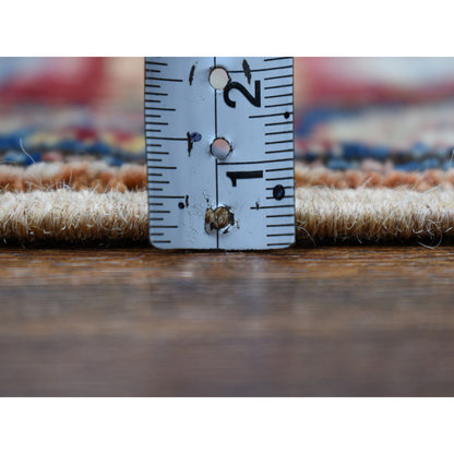 Traditional Wool Hand Knotted Rug Brown 2.9X4.3  -O050989