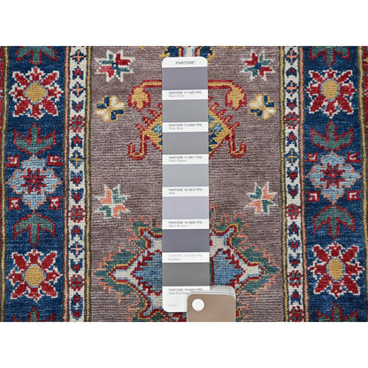 Kazak Wool Hand Knotted Rug Brown 2.1x5.11 -O0509