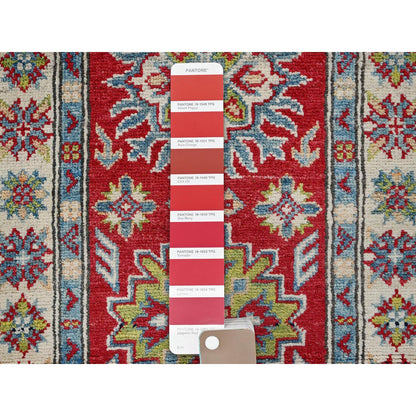 Kazak Wool Hand Knotted Rug Red 2.0x5.10 -O0511